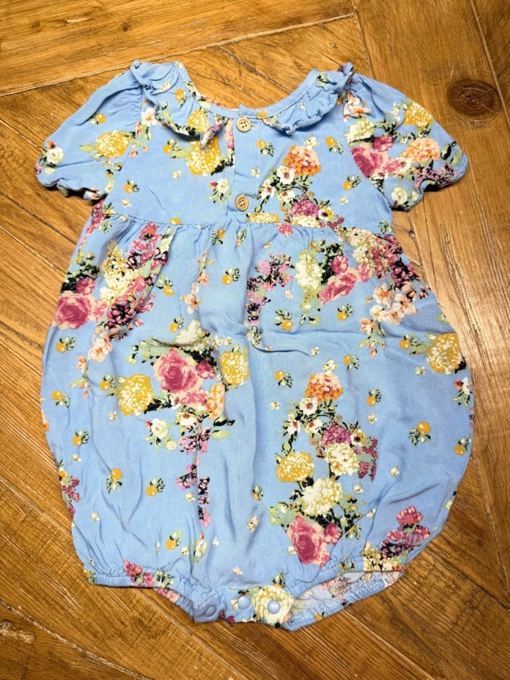 Mabel + Honey Floral Sleeveless Baby Romper 24 Months - so sweet